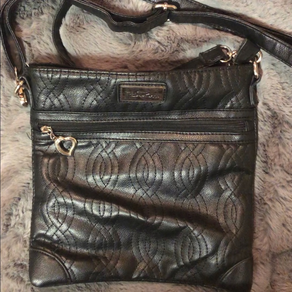 Black cross body bag